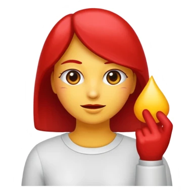 flecha sólida vermelha para marcar início de frase sticker