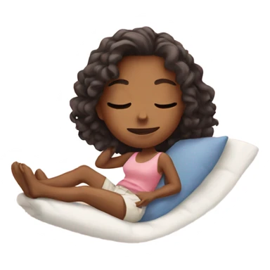 Girl relax  sticker