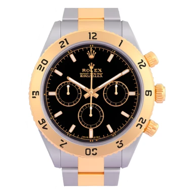 luxury Rolex wristwatch, 3D style, detailed, metallic, elegant, realistic, no text sticker