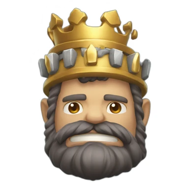 King clash royal laught sticker