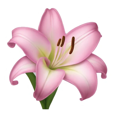pink lily sticker