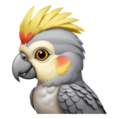 cockatiel parrot bird sticker