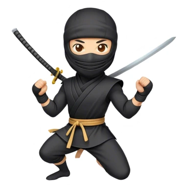 Clash of Clans aesthetic Cheerful Ninja Portrait Emoji, With a bright, confident smile and an alert, relaxed stance, showcasing a streamlined, masked figure with expressive eyes radiating calm determination in natural skin tone, Simplified yet expressive features, highly detailed, glowing with a soft, luminous nocturnal glow, high shine, upbeat and stealthily noble, stylized with an air of modern martial elegance, soft glowing outline, capturing the essence of a cheerful ninja ready for epic covert quests! sticker