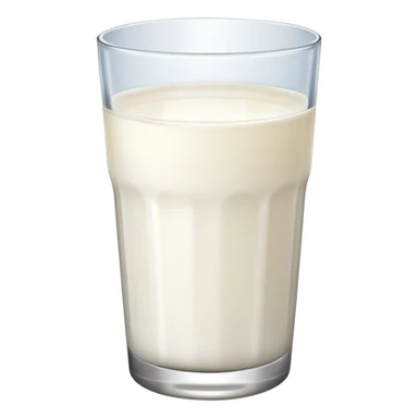 a glass of milk sticker