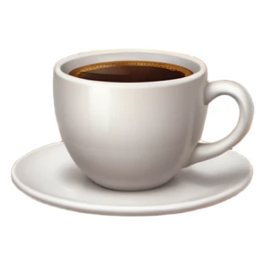 Coffee by a fireplace  sticker