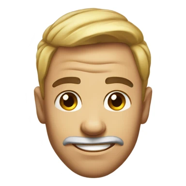 smirk face with raised eyebrow sticker