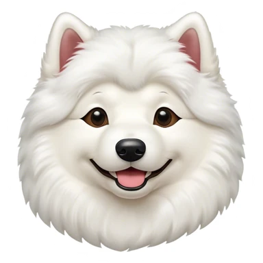 happy samoyed in Reims sticker