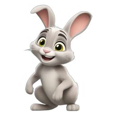 Bunny Hops from Zootopia sticker