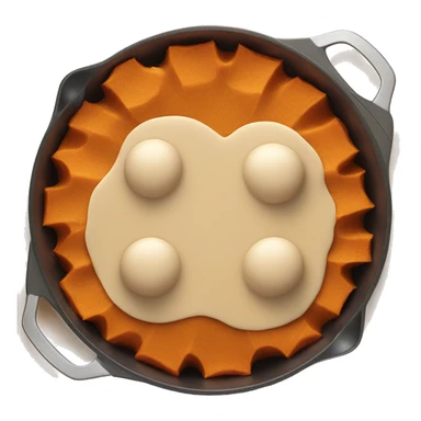 sweet potato casserole in pan sticker