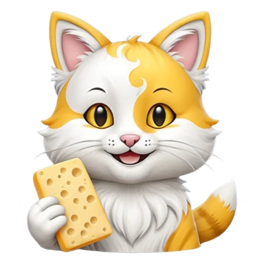 cheese cat fursuiter sticker