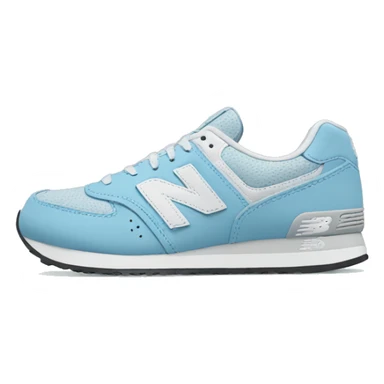 Light Blue New Balance Shoe sticker