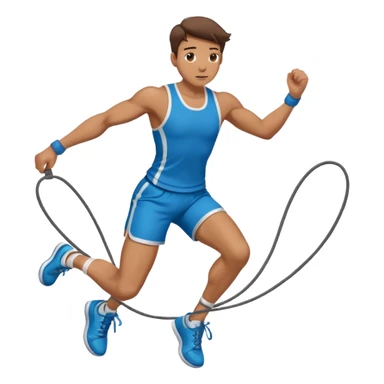 jumping rope tied sticker