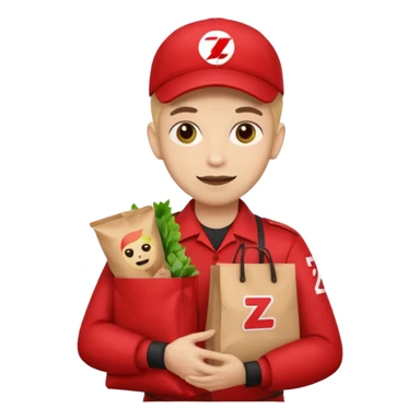 zometo delevery sticker