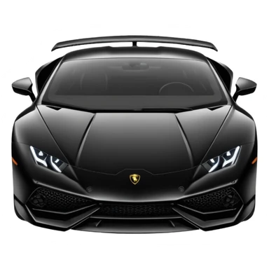 Lamborghini huracan, noir sticker
