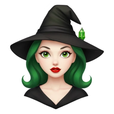 Pin up witch sticker