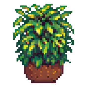 pixel art style block of grass from Minecraft, simple and iconic sticker