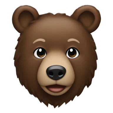 Black bear with red and black flannel sticker