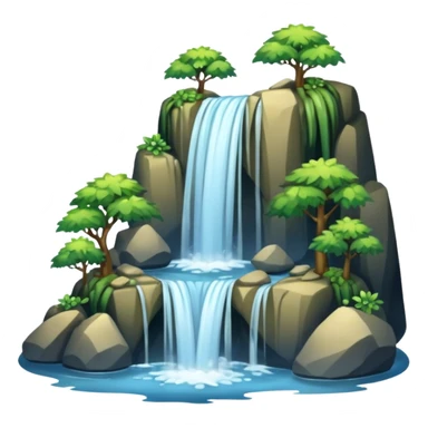 waterfall sticker