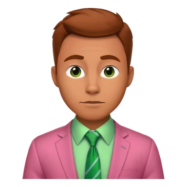 Nick Wilde (pink shirt, green tie, no suit) from the Zootopia Disney movie sticker