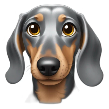 silver-dapple-dachshund sticker