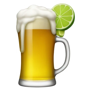 beer with a lime sticker