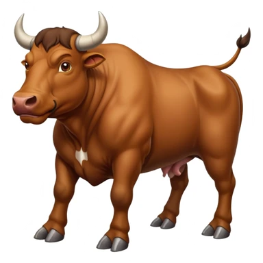 Bull surrounded by human feet  sticker