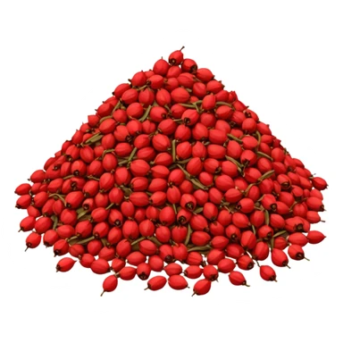 dried rosehip tea sticker