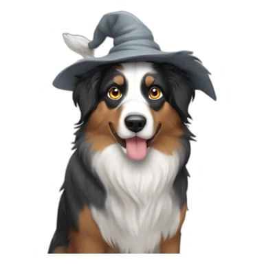 Australian Shepard Gandalf sticker