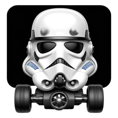 Hot wheel.Star Wars racer verse death trooper. 1car sticker
