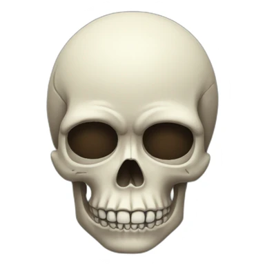 skull making a side eye sticker