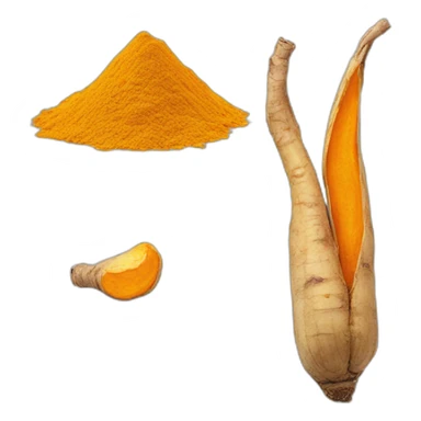 turmeric root sticker