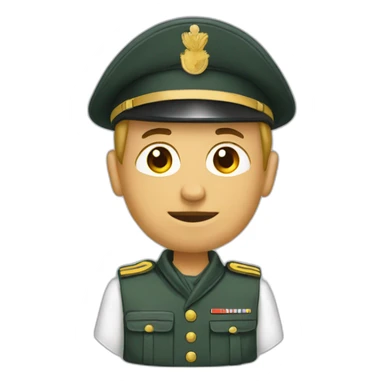 Salue militaire  sticker