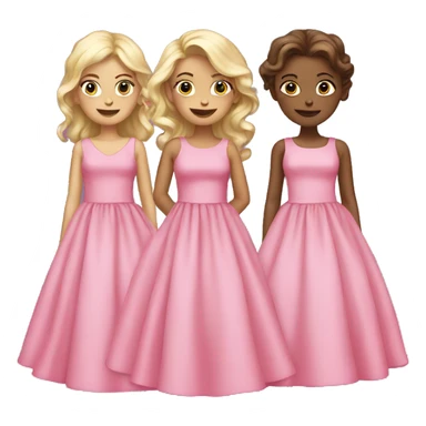 Pink dresses  sticker