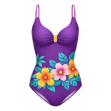 Retro swimsuit sticker