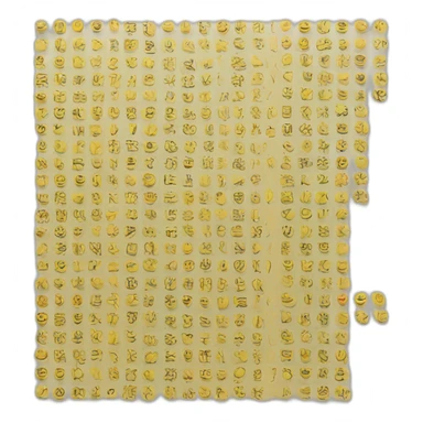 Hand-printed typography sticker