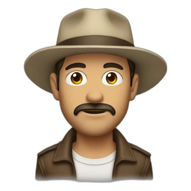 hombre vagabundo sticker