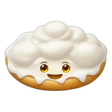 Hot Khinkali with sour cream sticker