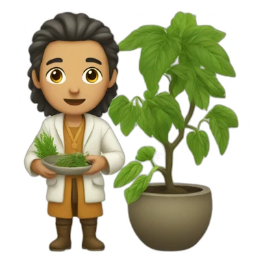 Herbalist sticker