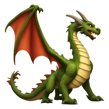 dragon de guerre qui dit "Salut !" sticker