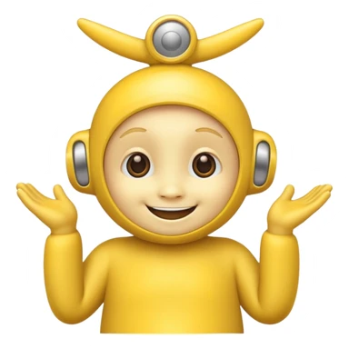 Sarı Teletabi sticker