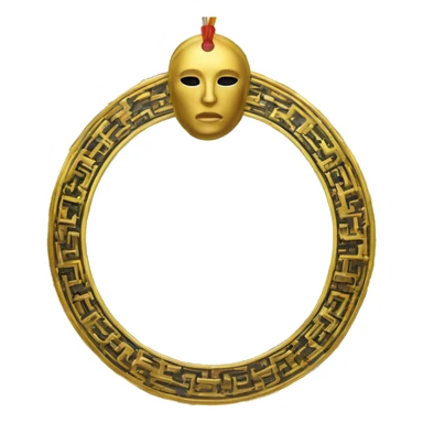 Realistic-Versace-Ornament-logo-icon-round  sticker