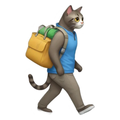cat-carrying-bags sticker