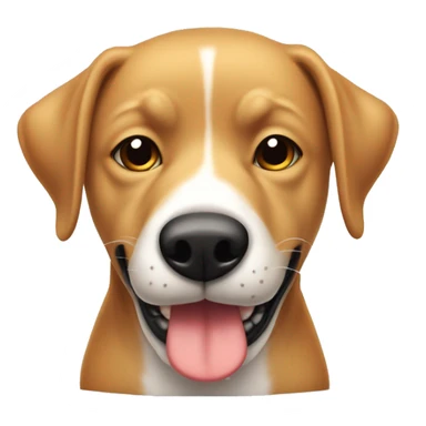 Un perro fino comiendo filete sticker