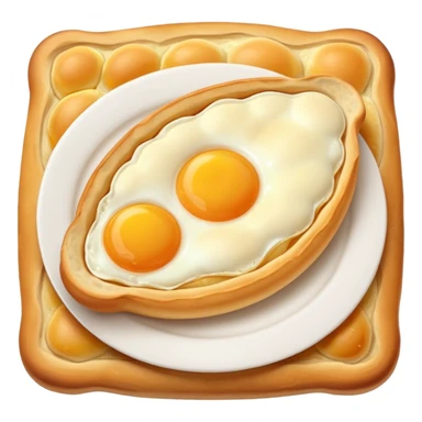 Khachapuri in Adjarian style sticker