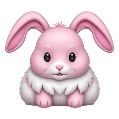 Pembe tavşan sticker