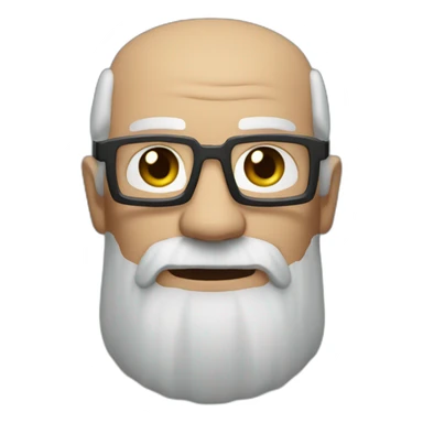 a wise old man playing minecraft  sticker