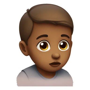 Sad Baby With big eyes  sticker