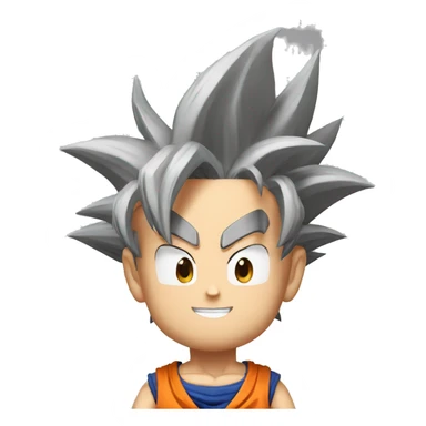 Goku from dragon ball a sticker