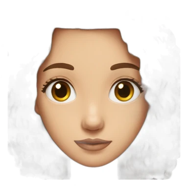 Me cheveux courts noir and my boyfriend cheveux longs brune sticker