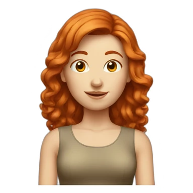 Redhead sticker